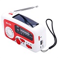 Radio d\'urgence Portable Multifonctionnelle à Manivelle RD-639