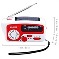 Radio d\'urgence Portable Multifonctionnelle à Manivelle RD-639