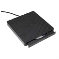 Graveur DVD Optique Portable avec Câble Intégré - Noir
