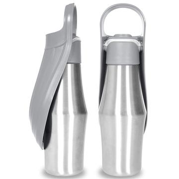 Bouteille d\'eau portable pour chien en acier inoxydable - 750ml