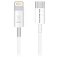 Câble USB-C / Lightning Powerstar - 1m