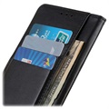 Étui Portefeuille Samsung Galaxy A10 Premium avec Fonction Béquille - Noir