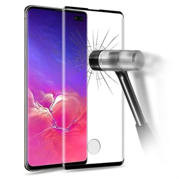 Protecteur d\'Écran Samsung Galaxy S10+ en Verre Trempé Prio 3D - Noir