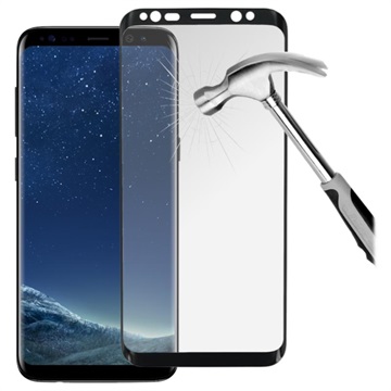 Protecteur d\'Écran Samsung Galaxy S8 en Verre Trempé Prio 3D - Noir