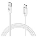 Câble USB-C / Lightning MFI Prio Charge&Sync - 1m - Blanc