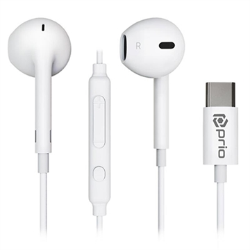 Écouteurs Intra-Auriculaires USB-C Prio Classic - Blanc