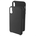 Coque Hybride iPhone X / iPhone XS Prio Double Shell - Noir