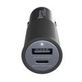 Chargeur de voiture Prio Fast Charge - 100W PD USB-C, 22.5W USB-A - Noir