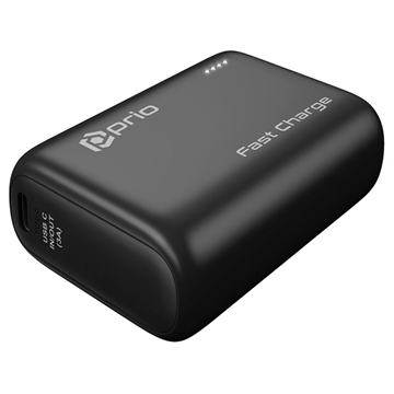 Batterie Externe Prio Fast Charge - 2xUSB-A, USB-C - 20000mAh - Noir