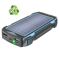 Bloc d'Alimentation Solaire Sans Fil Psooo M2 - 36800mAh - Noir