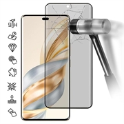 Protecteur d'Écran Honor X60 Pro en Verre Trempé Privacy Full Cover - Bord Noir