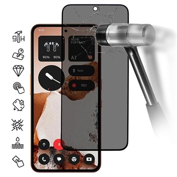 Protecteur d\'Écran Nothing CMF Phone 2 Pro en Verre Trempé Privacy Full Cover - Bord Noir
