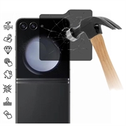 Protecteur d'Écran Samsung Galaxy Z Flip6 en Verre Trempé Privacy Full Cover - Bord Noir