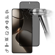 Protecteur d'Écran Xiaomi 15T/15T Pro en Verre Trempé Privacy Full Cover - Bord Noir