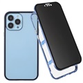Coque Magnétique iPhone 13 Pro Max Confidentialité Series - Bleue