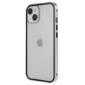 Coque Magnétique iPhone 14 Max avec Verre Trempé - Argenté