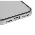 Coque Magnétique iPhone 14 Max avec Verre Trempé - Argenté