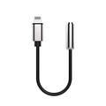 ProXtend Adaptateur Lightning vers 3,5 mm certifié MFI - Noir / Argent