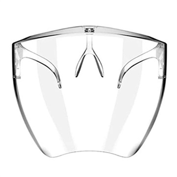 Visière Plastique Anti-Éclaboussures - Transparent