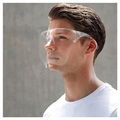 Visière Plastique Anti-Éclaboussures - Transparent