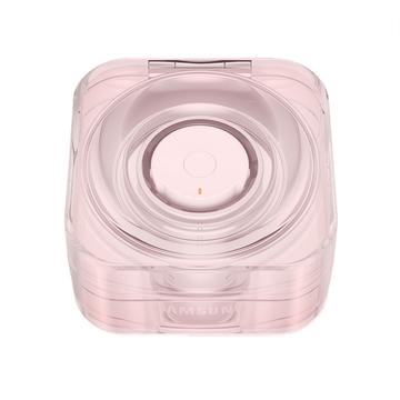 Etui de protection en TPU pour l\'anneau de charge Samsung Galaxy - Rose transparent
