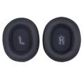 Oreillettes en cuir protéiné pour le casque JBL E55BT - Noir