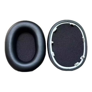 Oreillettes en cuir protéiné pour le casque Sony WH-1000XM6 - Noir