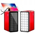 Chargeur Solaire Psooo 100000mAh - 4xUSB - Rouge