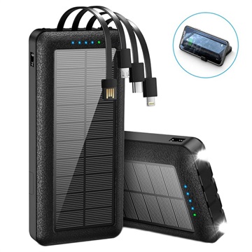 Chargeur Solaire avec Béquille Psooo PS-159 - Noir