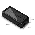 Chargeur Solaire Psooo PS-400 - 4xUSB-A, 30000mAh - Noir