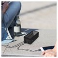 Chargeur Solaire Psooo PS-400 - 4xUSB-A, 50000mAh - Noir