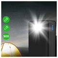 Chargeur Solaire Psooo PS-400 - 4xUSB-A, 50000mAh - Noir