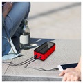 Chargeur Solaire Psooo PS-400 - 4xUSB-A, 50000mAh - Rouge