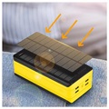 Chargeur Sans Fil Solaire Psooo PS-406 - 40000mAh - Jaune