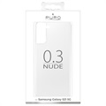 Coque TPU Samsung Galaxy S21 5G Puro 0.3 Nude - Transparent