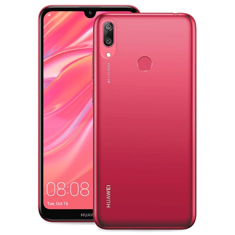 verre trempé et coque huawei y7 2019