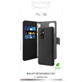 Étui Portefeuille OnePlus 9 Pro Magnétique Puro 2-en-1 - Noir