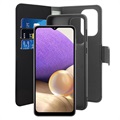 Étui Portefeuille Samsung Galaxy A33 5G Magnétique Puro 2-en-1 - Noir