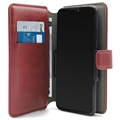 Étui Portefeuille Universel Puro Rotatif 360 pour Smartphone - XL - Rouge