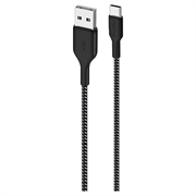 Câble USB-A / USB-C ultra-résistant Puro Fabric - 1,2 m, 30 W