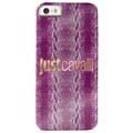 Coque Rigide Puro Just Cavalli Python Brillant pour iPhone 5 / 5S / SE - Rose