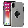 Coque Puro Magnet Ring pour iPhone X - Transparente