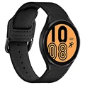Bracelet Samsung Galaxy Watch4/Watch4 Classic en Cuir Puro - Noir