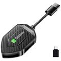 Q1D 2-in-1 Adaptateur CarPlay et Android Auto avec ou sans fil - Connecteurs USB-A/USB-C