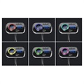 Chargeur Voiture QC3.0 / Transmetteur FM Bluetooth avec RGB BC49AQ - Noir