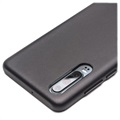 Coque Huawei P30 en Cuir Qialino Premium - Noir