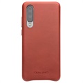 Coque Huawei P30 en Cuir Qialino Premium - Marron