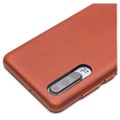 Coque Huawei P30 en Cuir Qialino Premium - Marron