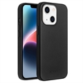 Coque iPhone 12 Pro Max en Cuir Qialino Premium - Noir