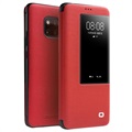 Etui en Cuir Huawei Mate 20 Pro Qialino Smart View - Rouge